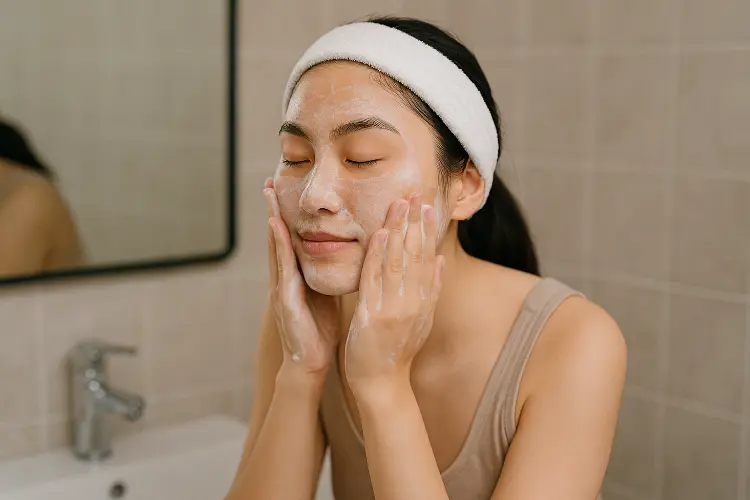 Bersihkan Wajah dengan Menyeluruh (Single atau Double Cleansing)