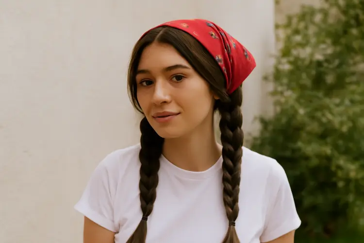 Double Braided Bandana Style