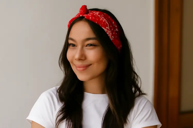 Ide Styling Rambut dengan Bandana agar Tampil Stylish dan Penuh Karakter