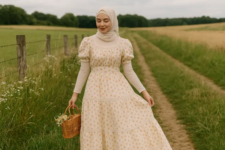 Inspirasi Cottagecore Outfit untuk Hijabers Inspirasi Cottagecore Outfit untuk Hijabers: Feminin, Vintage, dan Estetik