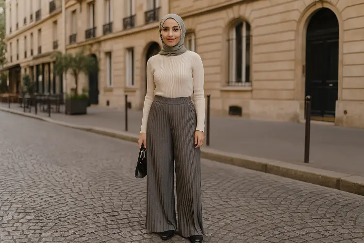 Pleated Wide Leg Pants: Anggun dan Modern