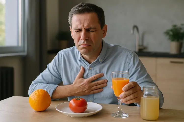 Makanan Asam - Memicu Rasa Panas di Dada