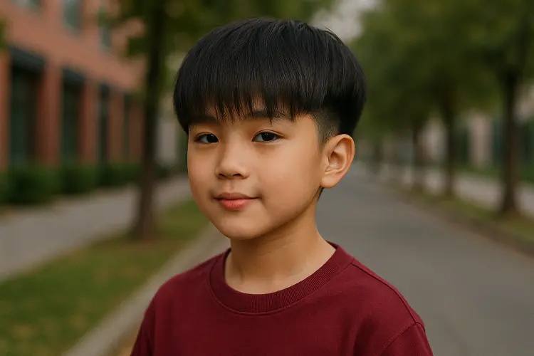Rambut Anak Laki-Laki ala Korea Two Block Cut - Modern dan Cocok untuk Anak Aktif